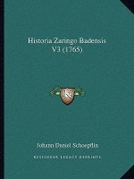 Historia Zaringo Badensis V3 (1765)