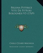 Felsina Pittrice Vite De Pittori Bolognesi V3 (1769)