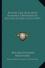 Rituum Qui Olim Apud Romanos Obtinuerunt Succincta Explicatio (1767)