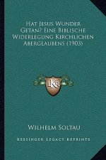 Hat Jesus Wunder Getan? Eine Biblische Widerlegung Kirchlichen Aberglaubens (1903)