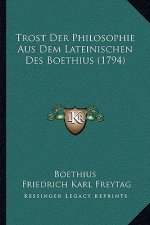 Trost Der Philosophie Aus Dem Lateinischen Des Boethius (1794)
