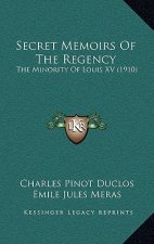 Secret Memoirs Of The Regency: The Minority Of Louis XV (1910)