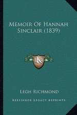 Memoir Of Hannah Sinclair (1839)