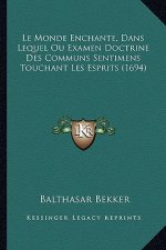 Le Monde Enchante, Dans Lequel Ou Examen Doctrine Des Communs Sentimens Touchant Les Esprits (1694)