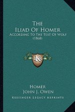 The Iliad of Homer: According to the Text of Wolf (1868)