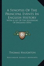 A Synopsis Of The Principal Events In English History: With A List Of The Sovereigns Of England (1876)