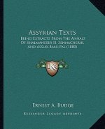 Assyrian Texts: Being Extracts From The Annals Of Shalmaneser II, Sennacherib, And Assur-Bani-Pal (1880)