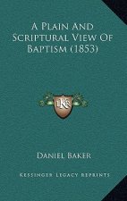 A Plain And Scriptural View Of Baptism (1853)