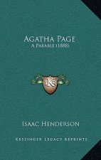 Agatha Page: A Parable (1888)