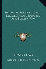 Financial, Economic, And Miscellaneous Speeches And Essays (1910)