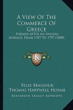 A View Of The Commerce Of Greece: Formed After An Annual Average, From 1787 To 1797 (1800)