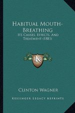 Habitual Mouth-Breathing: Its Causes, Effects, And Treatment (1881)