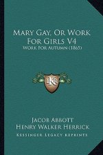 Mary Gay, Or Work For Girls V4: Work For Autumn (1865)