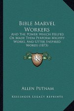 Bible Marvel Workers: And The Power Which Helped Or Made Them Perform Mighty Works, And Utter Inspired Words (1873)