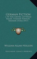 German Fiction: J. W. Von Goethe, Gottfried Keller, Theodor Fontane, Theodor Storm (1917)