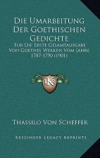 Die Umarbeitung Der Goethischen Gedichte: Fur Die Erste Gesamtausgabe Von Goethes Werken Vom Jahre 1787-1790 (1901)