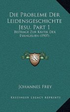 Die Probleme Der Leidensgeschichte Jesu, Part 1: Beitrage Zur Kritik Der Evangelien (1907)