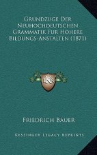 Grundzuge Der Neuhochdeutschen Grammatik Fur Hohere Bildungs-Anstalten (1871)