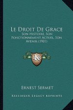Le Droit De Grace: Son Histoire, Son Fonctionnement Actuel, Son Avenir (1901)
