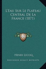 L'Eau Sur Le Plateau Central De La France (1871)