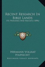 Recent Research In Bible Lands: Its Progress And Results (1896)