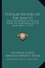 Popular History Of The Jews V3: From The Coming Of The Jews Under The Domination Of The Islam, 640 C. E. (1919)