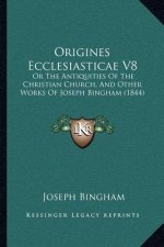 Origines Ecclesiasticae V8: Or The Antiquities Of The Christian Church, And Other Works Of Joseph Bingham (1844)