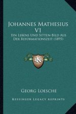 Johannes Mathesius V1: Ein Lebens Und Sitten-Bild Aus Der Reformationszeit (1895)