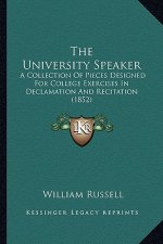 The University Speaker: A Collection Of Pieces Designed For College Exercises In Declamation And Recitation (1852)