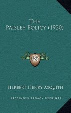 The Paisley Policy (1920)