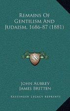 Remains Of Gentilism And Judaism, 1686-87 (1881)