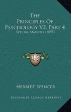 The Principles Of Psychology V2, Part 4: Special Analysis (1897)