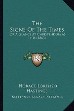 The Signs Of The Times: Or A Glance At Christendom As It Is (1863)