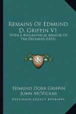 Remains Of Edmund D. Griffin V1: With A Biographical Memoir Of The Deceased (1831)