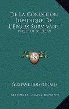 De La Condition Juridique De L'Epoux Survivant: Projet De Loi (1872)