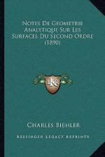 Notes De Geometrie Analytique Sur Les Surfaces Du Second Ordre (1890)