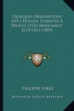 Quelques Observations Sur L'Episode D'Aristee A Propos D'Un Monument Egyptien (1889)