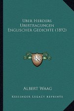 Uber Herders Ubertragungen Englischer Gedichte (1892)