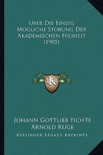 Uber Die Einzig Mogliche Storung Der Akademischen Freiheit (1905)