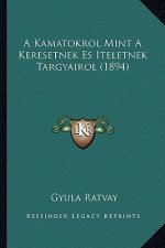A Kamatokrol Mint A Keresetnek Es Iteletnek Targyairol (1894)