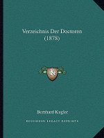 Verzeichnis Der Doctoren (1878)