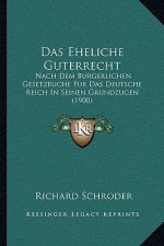 Das Eheliche Guterrecht: Nach Dem Burgerlichen Gesetzbuche Fur Das Deutsche Reich In Seinen Grundzugen (1900)