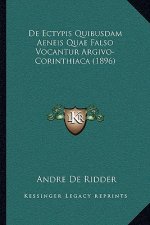 De Ectypis Quibusdam Aeneis Quae Falso Vocantur Argivo-Corinthiaca (1896)