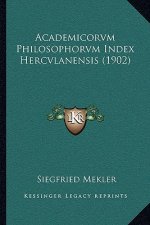 Academicorvm Philosophorvm Index Hercvlanensis (1902)