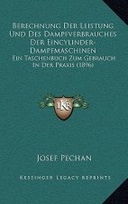 Berechnung Der Leistung Und Des Dampfverbrauches Der Eincylinder-Dampfmaschinen: Ein Taschenbuch Zum Gebrauch In Der Praxis (1896)