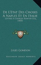 De L'Etat Des Choses A Naples Et En Italie: Lettres A Georges Bowyer Esq (1855)
