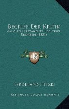 Begriff Der Kritik: Am Alten Testamente Praktisch Erortert (1831)