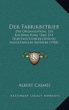 Der Fabrikbetrieb: Die Organisation, Die Buchhaltung Und Die Selbstkostenberechnung Industrieller Betriebe (1908)