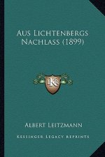 Aus Lichtenbergs Nachlass (1899)