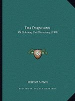 Das Puspasutra: Mit Einleitung Und Ubersetzung (1908)